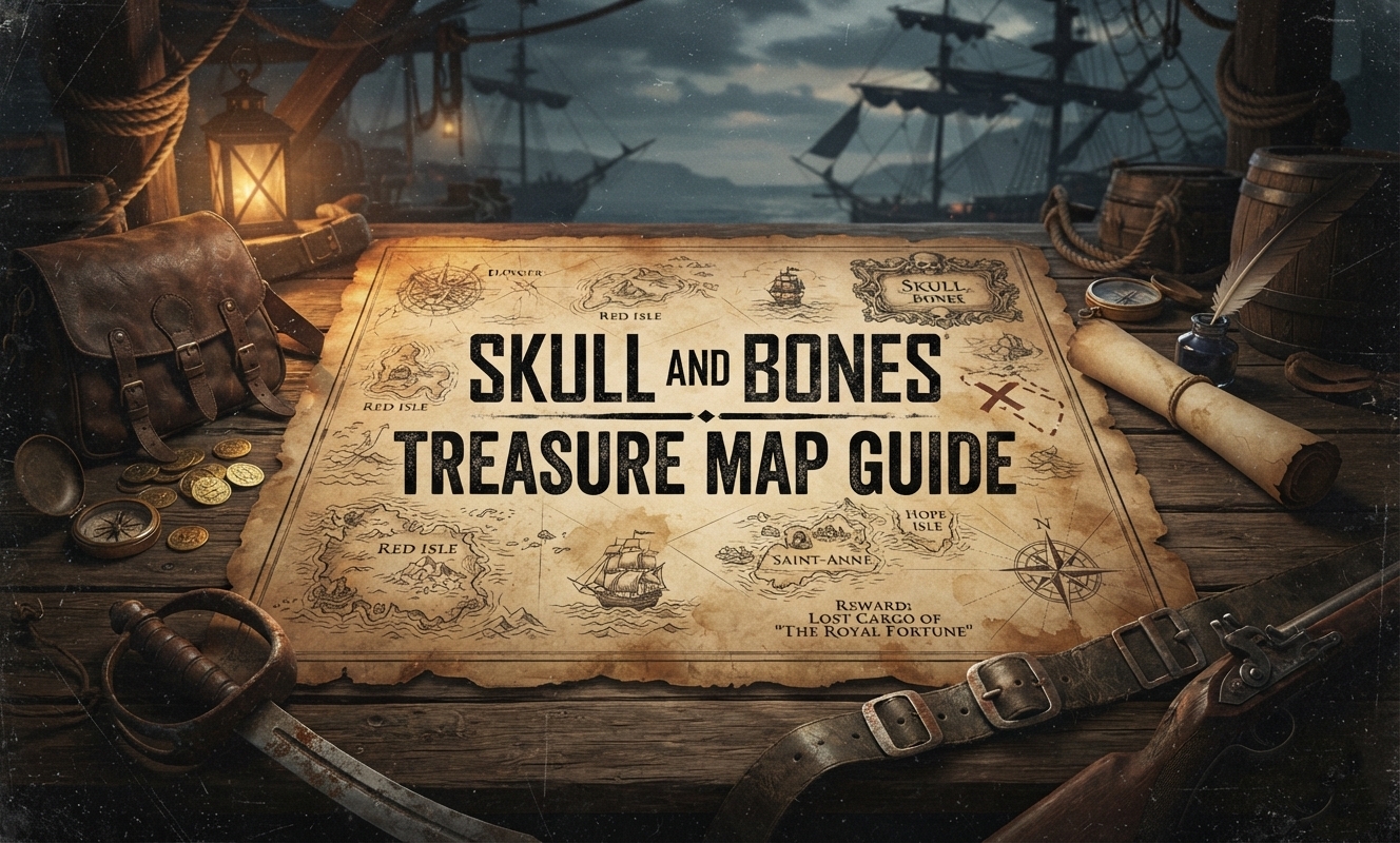 Skull and Bones Treasure Map Guide